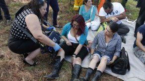 Un total de 245 personas atendidas tras el choque de trenes en Costa Rica