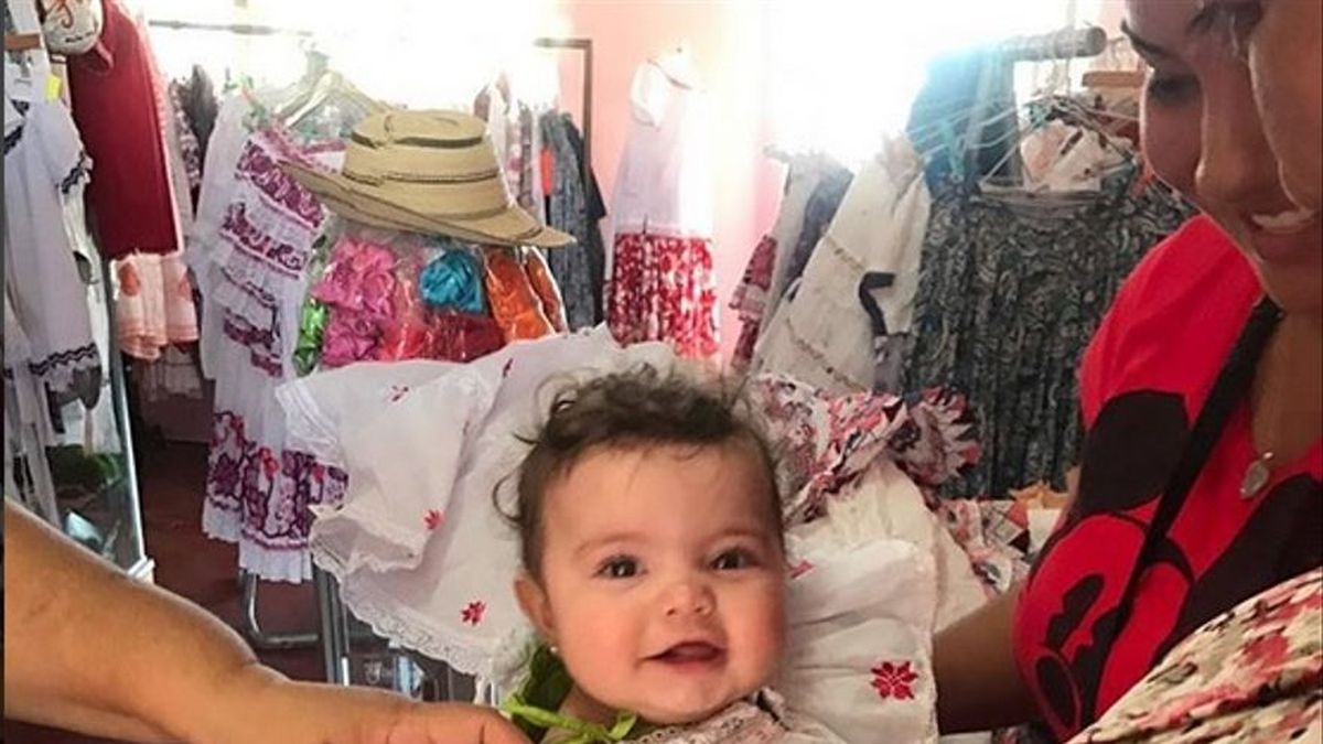 Delyanne Arjona revela parte de la pollera que lucirá Amelie en Las Tablas