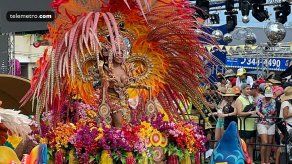 Calle Arriba de Las Tablas en el culeco del Domingo de Carnaval