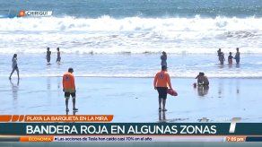 Colocan banderas rojas en algunos sectores de playa La Barqueta