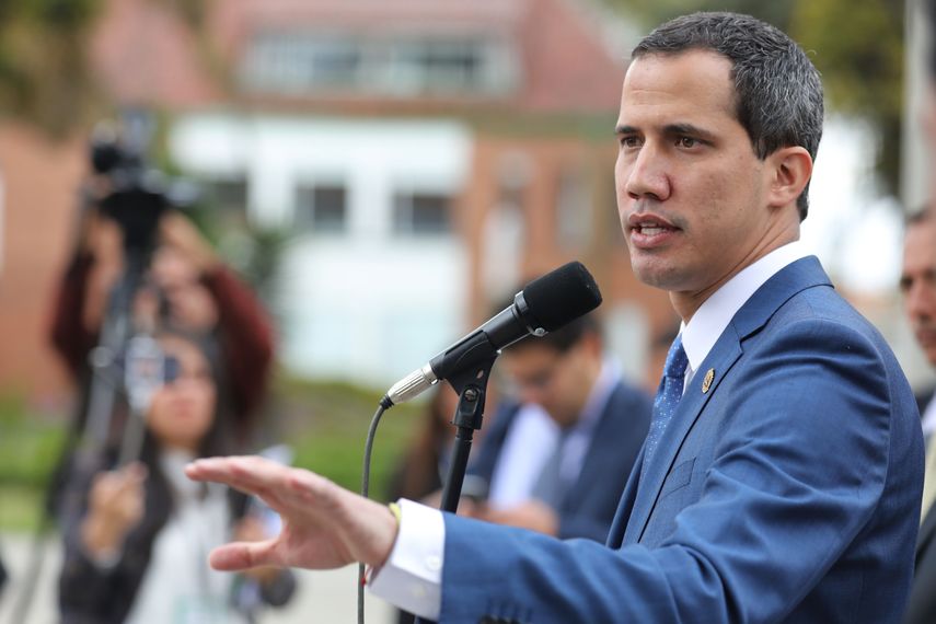 El líder opositor venezolano Juan Guaidó.