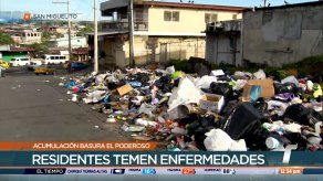 Sigue la acumulación de basura en El Poderoso de San Miguelito