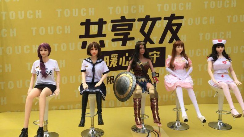 Alquiler de muñecas inflables, una novedad china