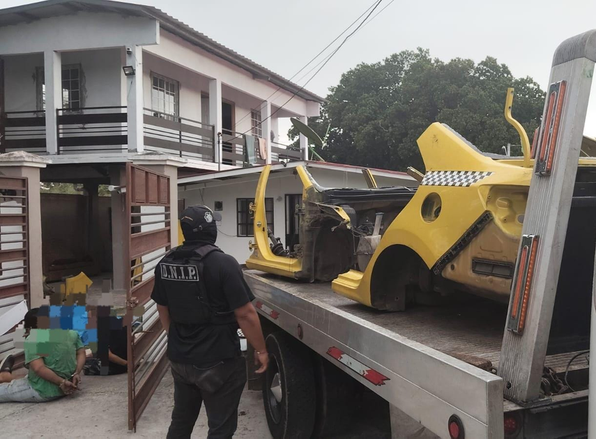 Nueva Gorgona: hallan vehículo desmantelado; hay 3 aprehendidos