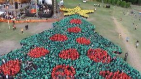 Honduras obtiene Récord Guinness con el Árbol de Navidad Humano más grande
