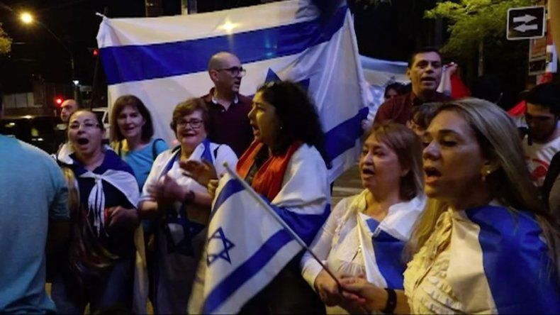 Manifestantes exigen en Asunción el retorno de embajada paraguaya a Jerusalén