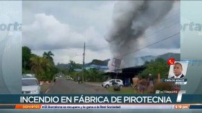 Cuatro personas afectadas tras explosión en fábrica de pirotecnia en Colón