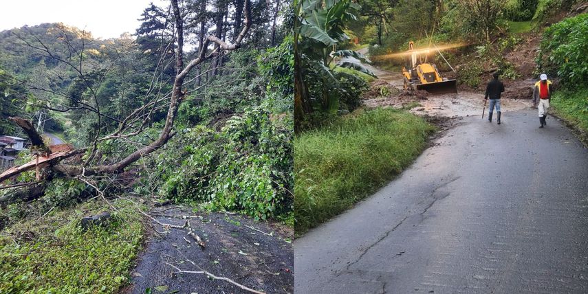 SINAPROC realiza labores remoción en Chiriquí.&nbsp;