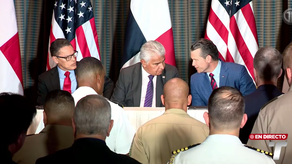 Presidente de Panamá, José Raúl Mulino,&nbsp; ministro de Seguridad Pública, Frank Abrego, y el secretario de Defensa de los Estados, Pete Hegseth.