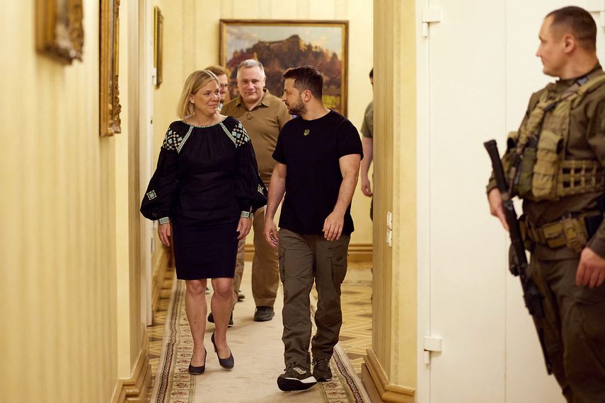 La primera ministra sueca