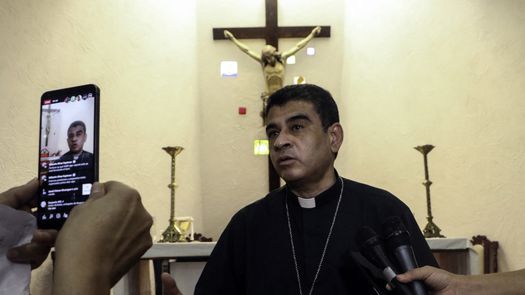 El obispo de Nicaragua, Rolando Álvarez.