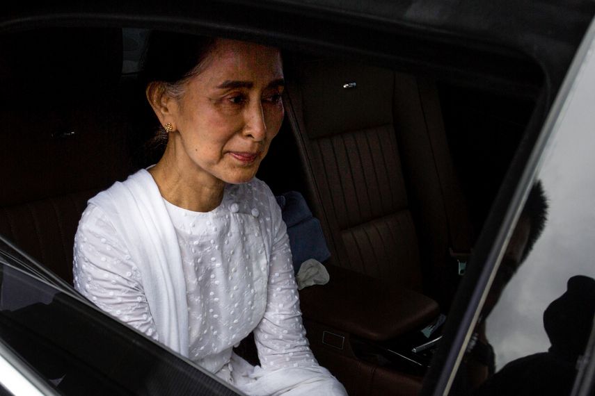 La líder birmana Aung San Suu Kyi.