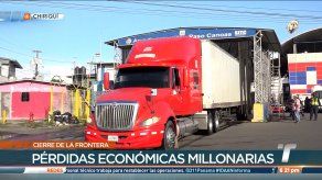 Cierre de transportistas en la frontera entre Panamá y Costa Rica provoca pérdidas