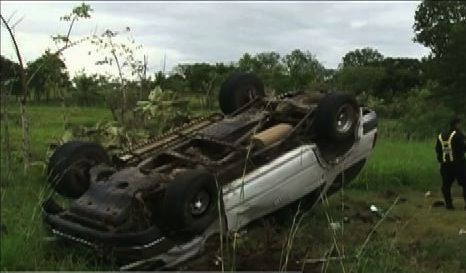 Dos damas resultan heridas en accidente en Veraguas
