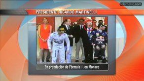 Presidente Martinelli estuvo presente en carrera de GP de Mónaco