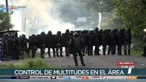 Policía reabre la vía Interamericana en el puente sobre el río Risacua