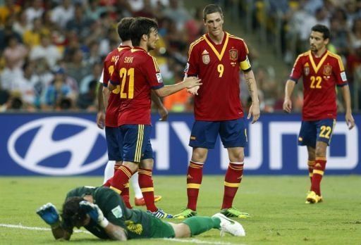 España vence 10-0 a Tahití en Confederaciones y hace historia