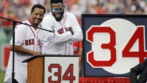 Los Medias Rojas retiran el número 34 de David Ortiz