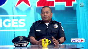 Omar Pinto, subcomisionado de la Policía Nacional. Traspaso de la fuerza pública para las elecciones generales