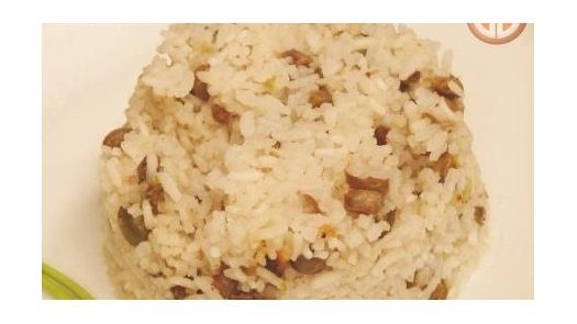 Arroz con coco y guandú