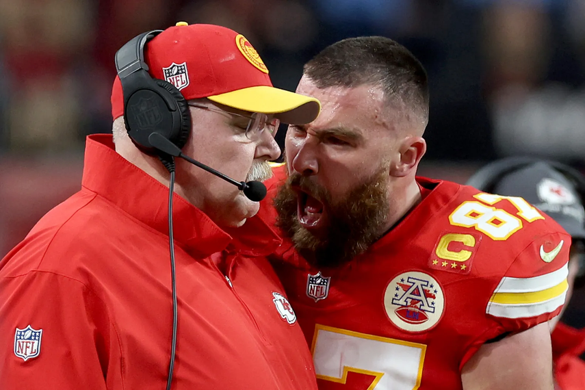 NFL: Travis Kelce explica lo sucedido con su entrenador Andy Reid