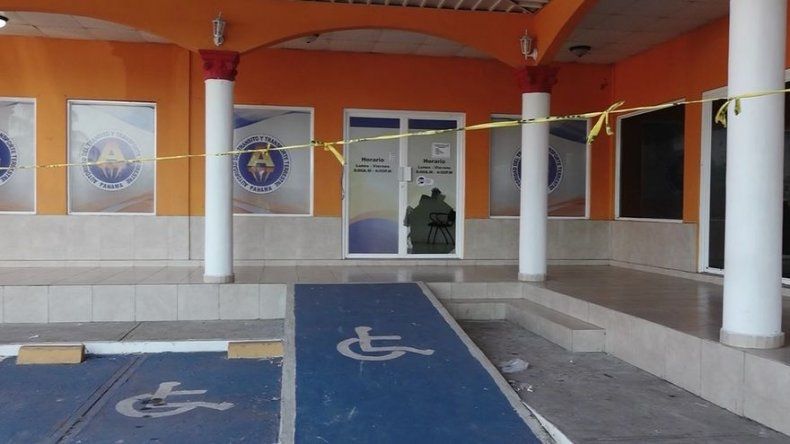 Delincuentes se llevan la caja fuerte de la ATTT en Veraguas
