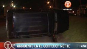 Varios sucesos en el Corredor Norte: atropello y vuelco