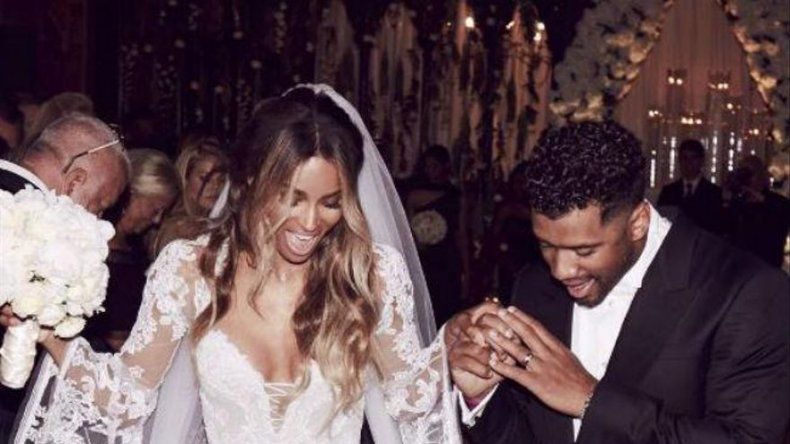Ciara comparte la primera imagen de su boda con Russell Wilson