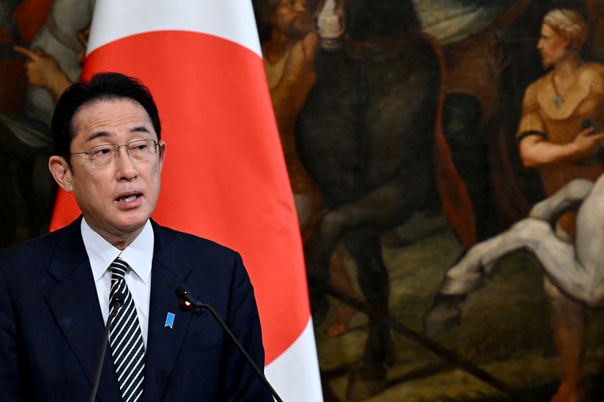 El primer ministro japonés Fumio Kishida.