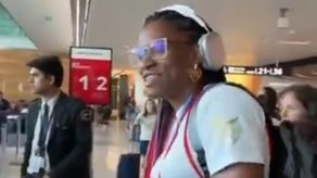 Llegada de Atheyna Bylon a Panamá