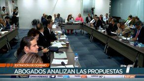 Entregan borrador con modificaciones a proyecto sobre Extinción de Dominio
