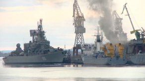 Extinguido el incendio declarado en un submarino nuclear ruso