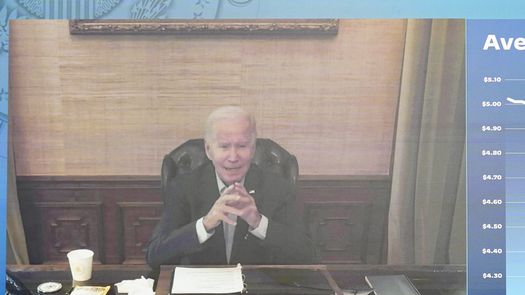 El presidente ﻿Biden dio positivo de coronavirus el jueves por la mañana.