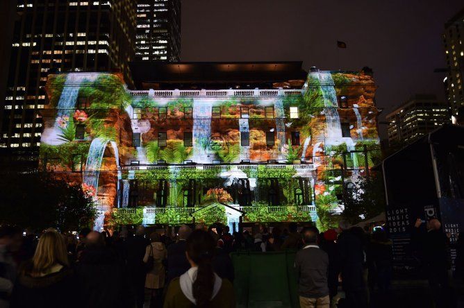 Festival anual de la luz en Sídney