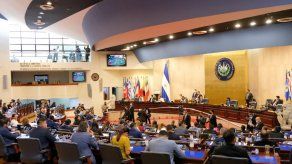 Vista de la Asamblea Legislativa de El Salvador.
