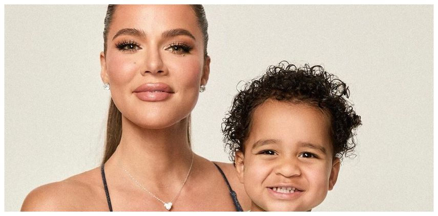 khloé y su hijo Tatum