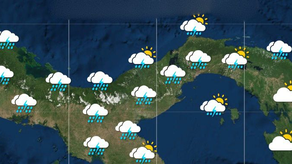 Estado climático en Panamá para la tarde de hoy.