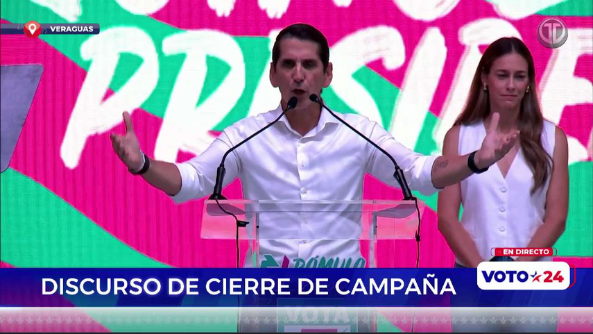 Discurso del candidato presidencial Rómulo Roux en su cierre de campaña