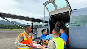 Nacen gemelos a bordo de una aeronave del SENAN durante traslado a un hospital. Nacen gemelos a bordo de una aeronave del SENAN durante traslado a un hospital.