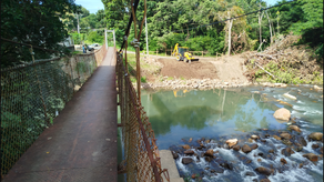 MOP anuncia apertura parcial del puente sobre el río Zaratí en Penonomé.