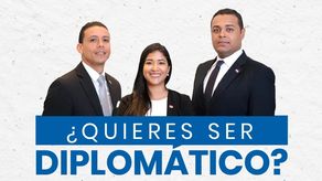 Afiche de convocatoria para concurso de ingreso a Carrera Diplomática y Consular.