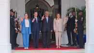 Presidente José Raúl Mulino recibe al mandatario Isaac Herzog de Israel. Presidente José Raúl Mulino recibe al mandatario Isaac Herzog de Israel.
