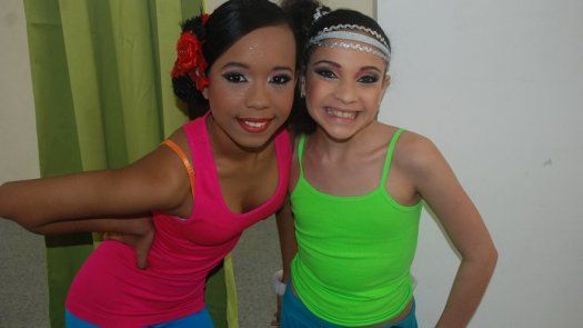 En el camerino de los Peques