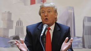 El expresidente de EE. UU. Donald Trump﻿.