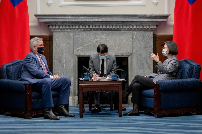 La presidenta de Taiwán