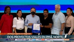 Entregan órdenes de proceder para proyectos viales en Villa Grecia y La Cabima