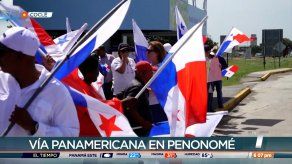 Trabajadores de Minera Panamá protestan Penonomé