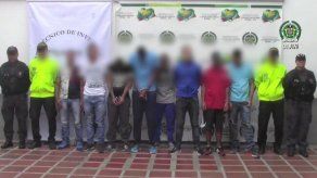 Capturan en Colombia a más de 100 miembros de bandas criminales