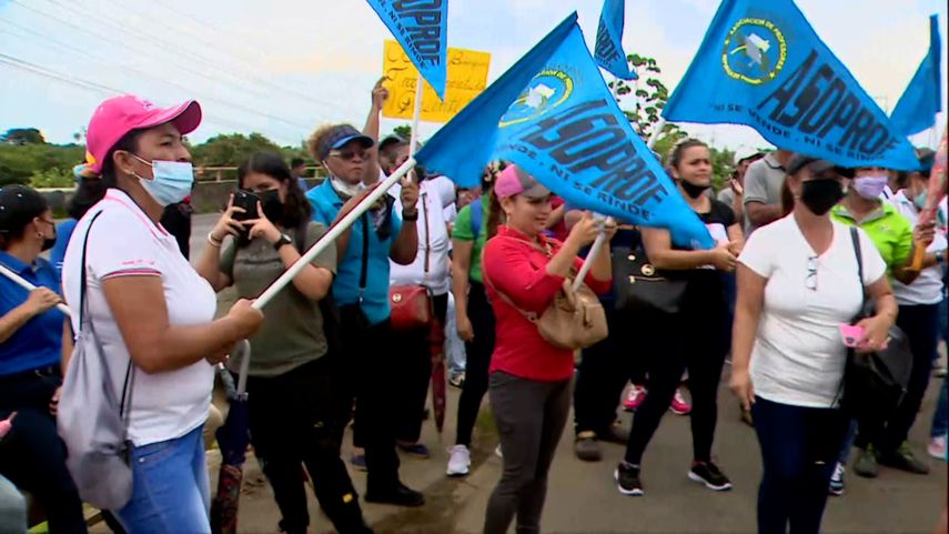 Varios gremios realizan protestas para pedir respuestas concretas ante diferentes temas.