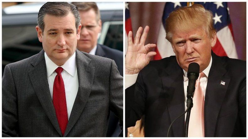 Cruz se enfrenta a Trump por amenazarle con soltarlo todo sobre su mujer